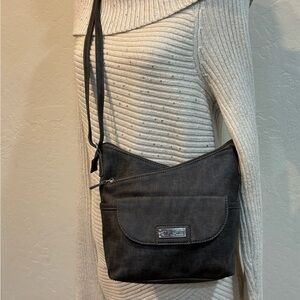 Multisac Vegan Grey Crossbody Bag